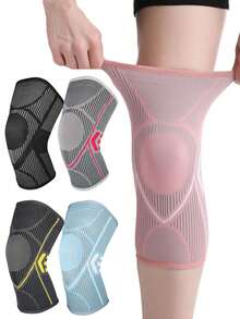 AOLIKES 1 件装护膝膝盖支撑套压缩护膝适用于跑步、篮球、举重、健身房、锻炼、运动男女健身配件膝盖支撑运动护膝健身房护膝 - 彩色 - 查看 12