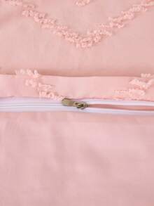 1 件粉色几何簇绒装饰靠垫套（无填充物），现代家居抱枕套，适用于沙发、客厅家居装饰床上用品沙发抱枕套 [无枕芯]，适合日常使用，高端简约设计，客厅、卧室、小型车 - 粉色 - 查看 7