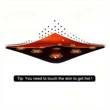 Self-Heating Adjustable Waist Belt, Warm Lumbar Support Frame, Back Protection In Winter, Air Conditioning Insulation In Summer - Black - View 4