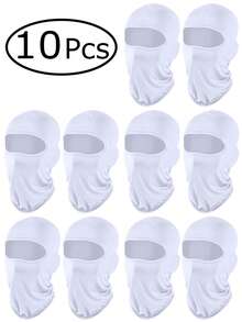 10 件装男士滑雪面罩全脸罩冬季面罩紫外线防晒拉法帽女士户外骑行 - A - 查看 15