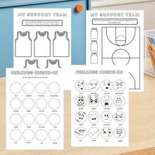 100 Creative Art Therapy Activity Workbook - Support Group Record Pages And CBT (Cognitive Behavioral Therapy) Exercise Templates - 100 Creative Art Therapy Activities Booklet - View 6