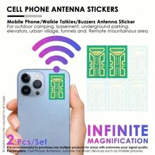 1/2/3/4 Pcs Copper Phone Antenna Signal Booster Stickers, Portable For Remote Areas, Camping, Travel - Amplifies Signal & Data Speed Without Battery, Suitable For Smart Devices
