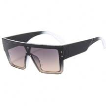 1pc Men's Fashionable Multi-Color Street Style Outdoor Sunglasses, Summer