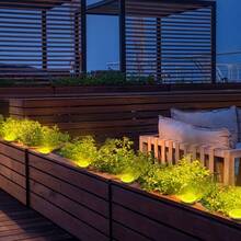 8个/4个迷你太阳能8LED路径灯，户外不锈钢太阳能地埋灯，IP65防水太阳能景观灯，适用于花园、别墅、草坪、道路、人行道、小巷，也适用于圣诞节和万圣节装饰