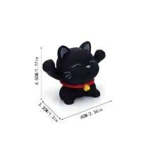 Brinquedo de Gato Espiral Expansível para Alívio de Estresse Impresso em 3D, Brinquedo Decorativo Criativo Inesperado, Modelo de Travessia Impossível