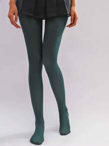 1 Pair Women's Sexy Shaping Pantyhose, Slimming Striped Tights For Thin Legs