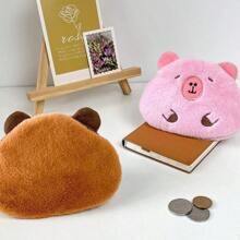 1buc/set mic cadou de absolvire, 2 opțiuni de culoare, posetă interesantă cu monede din pluș capibara, husă cu monede pentru păpușă umplută Capybara drăguță, cadou