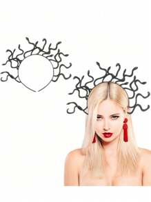 1PC Medusa Snake Costume Headband, Medusa Headpiece Cosplay Party Supplies For Women, Ideal As High-End Holiday Gift Halloween