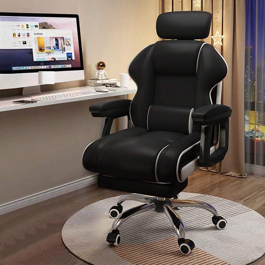 Office Chair, CEO Chair, Desk Chair, With Height Adjustment Function, Computer Chair, High Back, Ergonomic Chair, Height Adjustment Function, Office Chair, Thick Seat, Work From Home, Chair, Study, Work, Reclining Chair, Chair