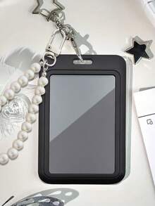 حامل بطاقات أسود مع تعليقات نجمة وخرز مزيف، يمكن استخدامه كزينة للحقيبة أو كسلسلة مفاتيح أو لحفظ بطاقات الهوية وبطاقات العضوية والصور وبطاقات العنوان، وكغلاف واقي. مناسب للاستخدام اليومي أو للزينة أو كهدية لأصدقائك وعائلتك وأحبائك في مناسبات مثل عيد الحب وعيد الميلاد وعيد الأم وبداية العام الدراسي - متعدد الألوان - مشاهدة 13