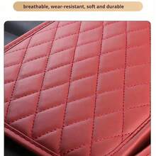 Center Console Cover With Two Storage Bag,Leather Comfort Armrest Cover For Car Decorations Height Car Armrest Cushion,Universal Car Arm Rest Cover Pad For Most Vehicles - Multicolor - View 6