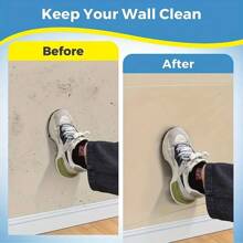 1 Roll 118in/300cm Plastic Static Cling Wall Protector Film, Static Cling Wall Sticker, Removable, Suitable For Kitchen, Tiles, Home, Dorm Decor - No Glue Needed, Easy To Clean, No Electricity Required
