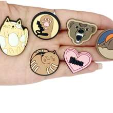 12pcs Unisex Adorable DIY Shoe Accessories, Colorful Outdoor Shoe Decorations, Suitable For Summer