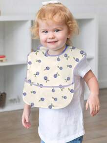 3 Packs Waterproof Baby Bibs For Eating - Lightweight Toddler Feeding Bibs With Large Food Catcher, Mess Proof, Baby Eating Essentials, Easy To Put On & Clean