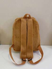 New Capybara Water Pig Double Backpack With A Girl's Heart For Large Capacity Class Backpack - Brown - View 7