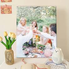 1 Pieza Póster grande personalizado en lienzo, póster enmarcado o sin marco DIY, imprime tu foto en lienzo como un regalo creativo, decoración de pared, mural, arte de pared, impresión en lienzo, póster en lienzo, decoración de pared en lienzo, impresión de póster. Es un regalo perfecto para novia/novio, familia, hijo, hija, estudiante, regalos ideales para él, regalos ideales para ella, novio, papá, novia, mamá, familia, amigos