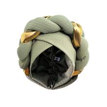 1pc Plain Color Polyester Headband Cap, Suitable For All Seasons, Wedding - Golden Braids - View 13