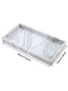 Silicone Decorative Tray Countertop Vanity Tray Makeup Organizer Perfume Shampoo Soap Dispenser Storage Tray Kitchen Accessories - Multicolor - View 6