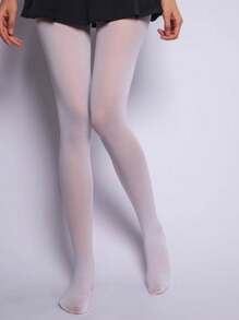 1 Pair Women's Sexy Shaping Pantyhose, Slimming Striped Tights For Thin Legs