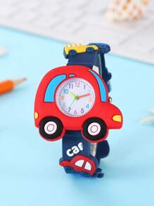 2025 New Model Cartoon Kids Watches 3D Silicone Quartz Children Watch, Cute Student Watch, Export Hot Seller