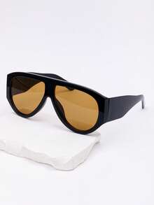 Gafas de moda envolventes y sobredimensionadas de estilo retro, gafas de estilo vintage elegante para pareja, para eventos al aire libre, uso diario, diseño casual y sencillo para verano, playa, vacaciones y viajes - Multicolor - Ver 10