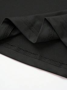 Personaliza tus propias sudaderas personalizadas. Camisetas de tirantes de mujer de manga corta personalizables, agrega tu propio texto, elige tu color y fuente favoritos, diseña tu propia camiseta de tirantes impresa personalizada. Regalo de aniversario, Día de San Valentín - Negro - Ver 8