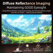 2025 Noul proiector inteligent Ultra HD 5G pentru uz casnic, proiecție super clară pe perete, home theater de înaltă definiție, suportă oglindire computer/telefon, fitness, birou, camping în aer liber, cămin, student, mini proiector 4K