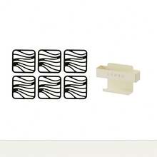 Heat-Resistant Mat, Storage Rack, High Temperature Resistant Placemat, Fashionable Western-Style Placemat, Anti-Scald, Wipeable Plate Mat, Round & Square - Multicolor - View 14