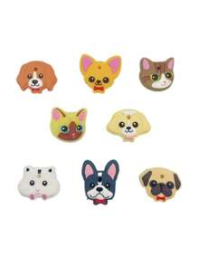 1pc Cute Animal Key Cover Keychain, Protective Cap Key Chain Keyring For Key Car Accessories Bag Charm