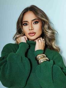 Women Sweaters - xanh quân đội - Xem 6