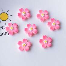 5pcs Lovely Cherry Blossom Girls Room Decor Refrigerator Magnets, Birthday Party Wedding Kitchen Dining Room Fridge Dishwasher Decoration Sticker