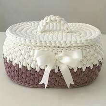 3pcs Oval Crochet Basket Bottom Plate Blank Crochet Basket, DIY Round Oval Wooden Board Small Embroidery Stretch Embroidery Frame Hole Board, 3 Sizes Wooden Floor Cover DIY Basket Weaving Crochet Supplies Bag Basket Weaving Supplies - Multicolor - View 4