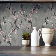 3D Printed Emerald Flower Wallpaper PVC Moisture-Proof Self-Adhesive Paper Bedroom Living Room TV Background Wall Decoration Wall Sticker Room Decor Home Decor Bathroom Decor Bedroom Decor Room Decoration Stuff Living Room Decor House Decor Home Decor Living Room Wall Paper Wall Art Wallpapers Stickers Wall Stickers