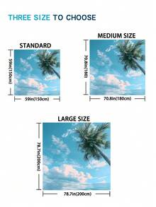1 pieza Nuevo Impermeable y Antiarenoso Estera para Picnic/Toalla de Playa con Impresión Digital, Diseño de Moda y Fresco, Adecuado para Campamento al Aire Libre y Picnic - Multicolor - Ver 4