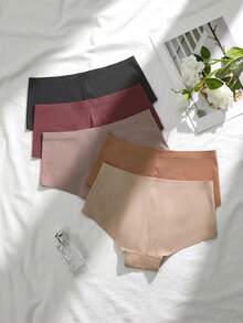 5 条装女士无缝高弹力三角裤