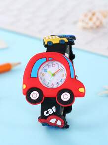 2025 New Model Cartoon Kids Watches 3D Silicone Quartz Children Watch, Cute Student Watch, Export Hot Seller