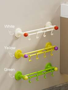 1 Pc Slippers Rack, Bathroom Non Perforated Wall Mounted Storage Hook, Multi-Functional Storage Rack For Draining Water Behind The Bathroom Door