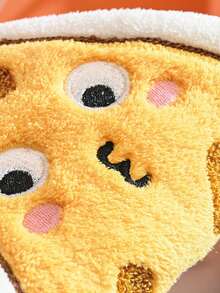 悬挂式厨房吸水手巾烘焙手巾卡通动物图案/多色可选手巾1条北欧风-加厚珊瑚绒毛巾手帕悬挂式圆角设计三层加密速干毛巾工艺吸水速干厨房抹布适用于春节乔迁礼物家居日常使用浴室装饰秋季装饰返校洗碗布厨房巾 - 彩色 - 查看 5