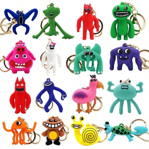 1pc Cartoon Banban Character Keychain Pendant Plush Keyring Accessory