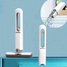 1pc Mini Retractable Dual-Use 360° Rotating Mop, For Household Cleaning Of Home, Living Room, Bedroom, Furniture And Windows, Glass Cleaning, Super Absorbent, Cleaning Supplies, Cleaning Tool, Window Cleaning Tool | Modern Mini Mop | Compact Design, Home Mop (Random Color)
