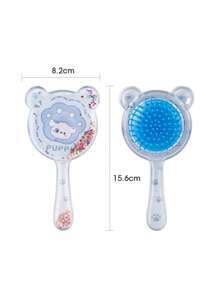 Cartoon Animal Hair Brush For Babies And Kids, Cute Detangling Comb For Children Hair Styling, Anti-Static Daily Hair Brush