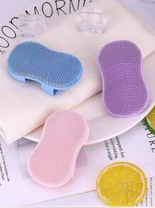 1 peça/2 peças/4 peças Mini Escova de Limpeza Facial para os Dedos, Massageador de Silicone Macio para Remoção de Maquiagem e Lavagem do Rosto, Limpeza de Poros do Nariz e Remoção de Cravos, Escova de Limpeza Profunda Manual para Homens e Mulheres