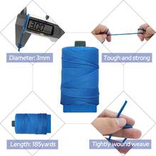 185 Yards X 3mm Polyester Fringe Cord, Woven Tassel Rope, Colorful Polyester Yarn Handmade Macrame Cord For Crochet Bags, Wall Hangings, Carpets, DIY Crafts, Plant Hangers, Tassel Projects - Multicolor - View 4