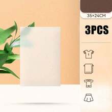 2/3/5/10pcs Whale Print Travel Storage Bag, Transparent PVC Clothes Sorting Bag, Waterproof Zipper Underwear Packing Bag,Transparent Sealed Underwear Organizer, Travel Luggage Packing Pouch - White - View 19