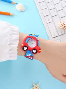 2025 New Model Cartoon Kids Watches 3D Silicone Quartz Children Watch, Cute Student Watch, Export Hot Seller