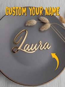 1/5/10 Pcs Custom Gold Mirror Place Cards Custom Names Tags, Acrylic Wedding Place Cards Table Decor, Luxury Wedding Custom Tags For Bridal Party, Wedding, Cocktails Gift Holiday Decor,Multi-Functional, Ornamental,Reusable,Exquisite,Stylish,High-Quality,Colorful,Modern,Custom,Personalized,Unique,Ideal Gifts For Him,Ideal Gifts For Her