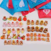 50pcs Cute Capybara Blind Bag Capybara Surprise Lucky Gift Box, Capybara Themed Surprise Independent Packaging, Suitable For Holidays Party Gifts, Birthday And Festival Gifts Party Surprise Cartoon Accessories, Birthday Gifts, Festival Party, Very Suitable For Toy Small Gifts To Give As Presents