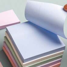 400 قطعة من أوراق الملاحظات اللاصقة البسيطة متنوعة الألوان ، لوازم مدرسية، عودة إلى المدرسة