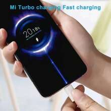 Cabo 50W Branco SUPER Turbo CARREGA RÁPIDO de 1 metro USB Tipo C p/REDMI, Samsung, Moto G X Y Z