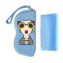 Silicone Glasses Case, Portable Sunglasses Storage Bag, Large Capacity Eyeglasses Pouch, Makeup & Cable Organizer, Mother's Day Gift, Gender Reveal Party, Perfect For Birthdays, Weddings, Parties, The Perfect Gift For Colleagues, Friends, And Family, Back To School